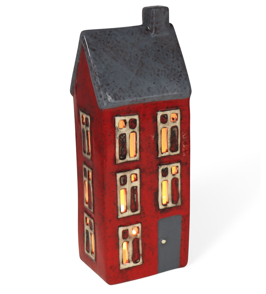 Tealight house PALAIS, ceramic