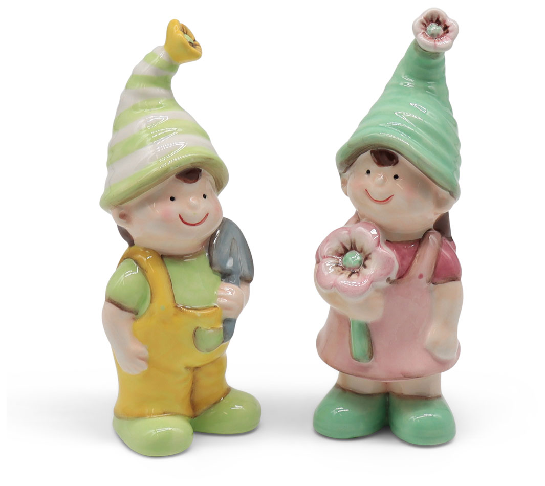 Garden children, ceramic