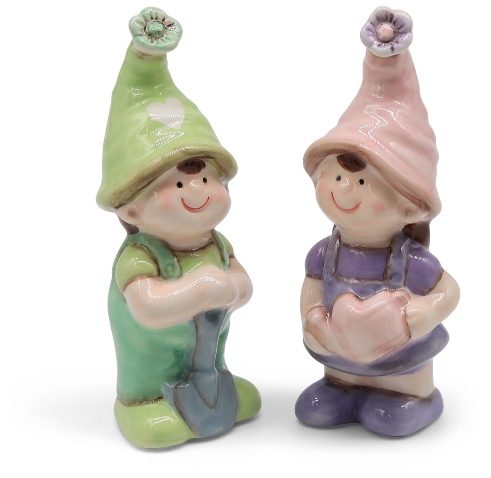 Garden children, ceramic