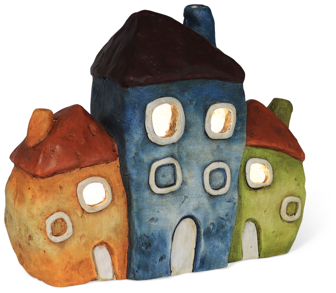 Tealight house Pianissimo, ceramic