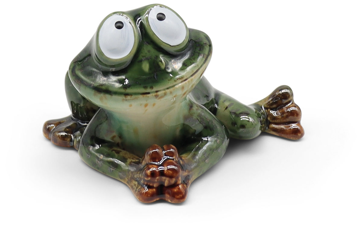 Frog Paul, earthenware