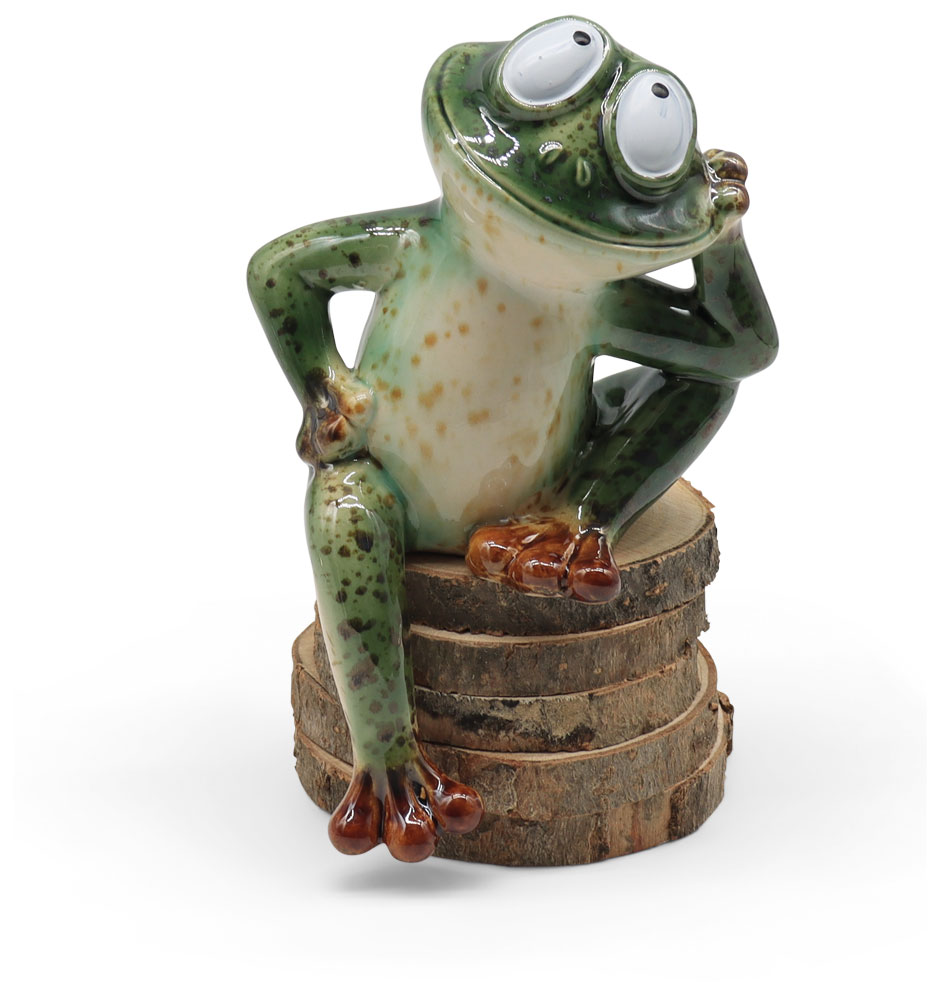 Frog Juergen, earthenware