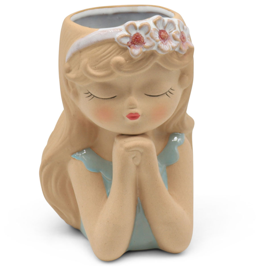 Plant pot Mademoiselle Jade, ceramic