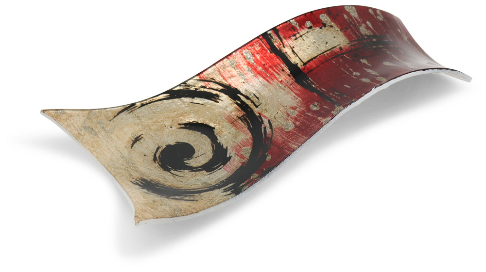 Glass plate "Perseus" curved