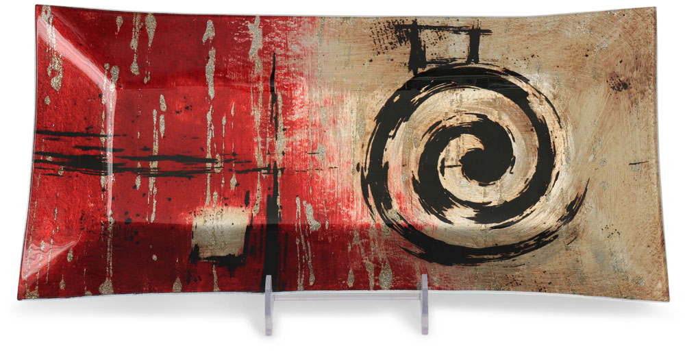 Glass plate "Perseus" rectangle