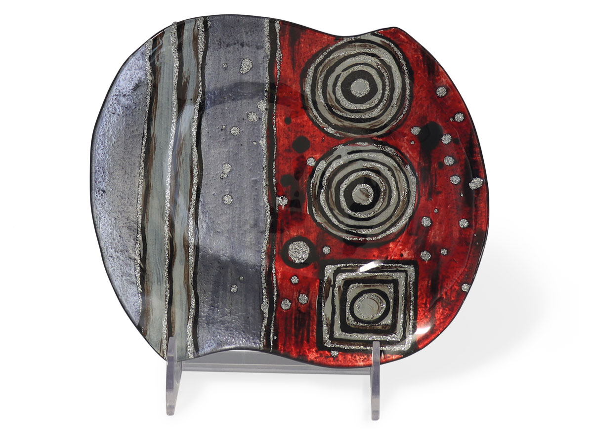 Glass plate "Univers" rhombus