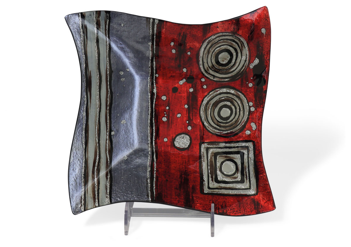 Glass plate "Univers" rhombus