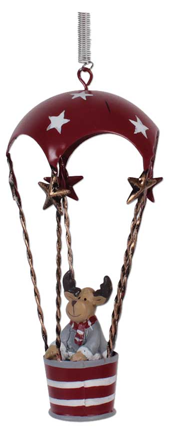 Spring figure elk in balloon
