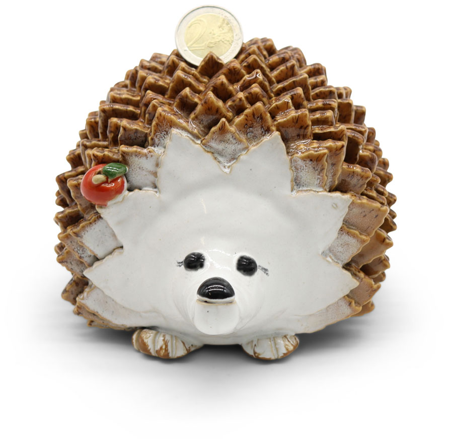 Coin bank hedgehog