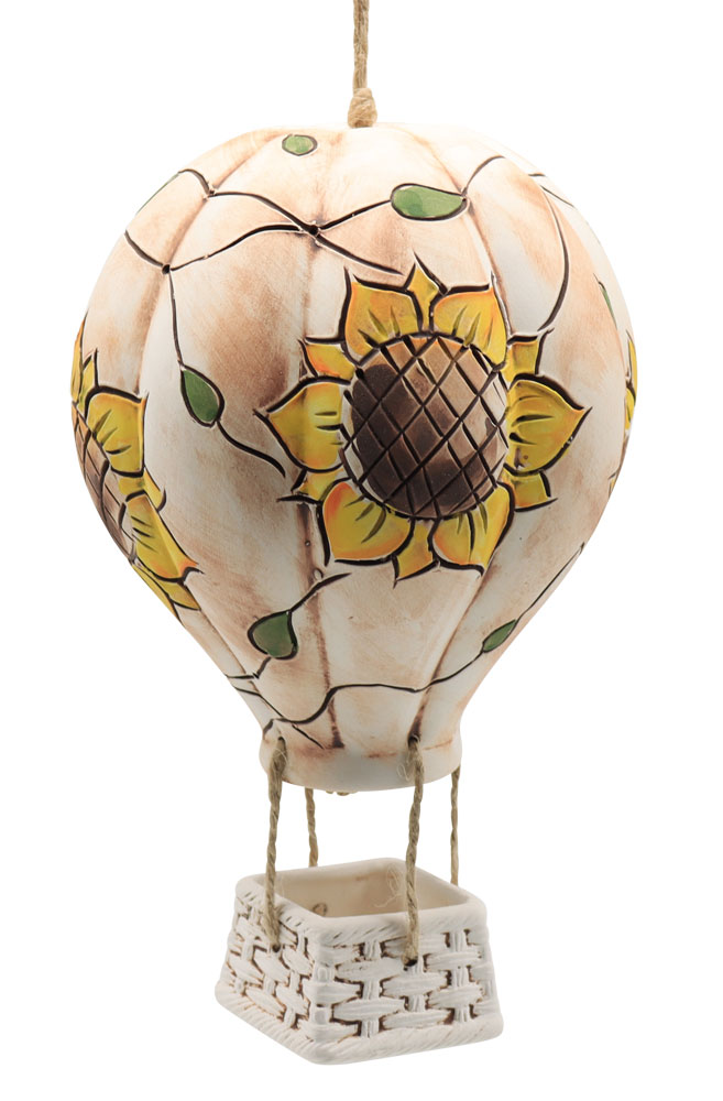 Ballon sunflower small, ceramic
