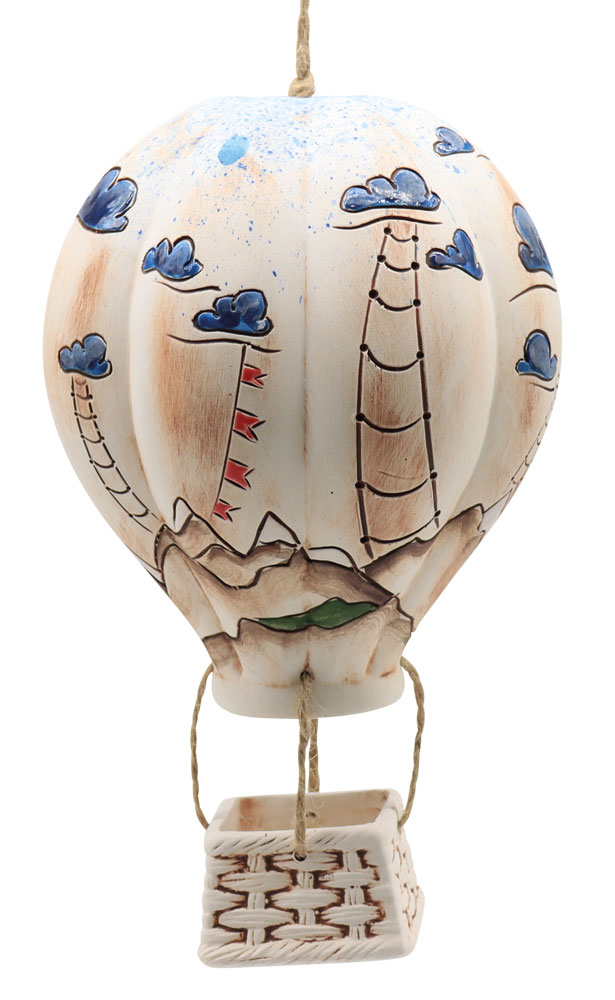 Ballon ladder to heaven, ceramic