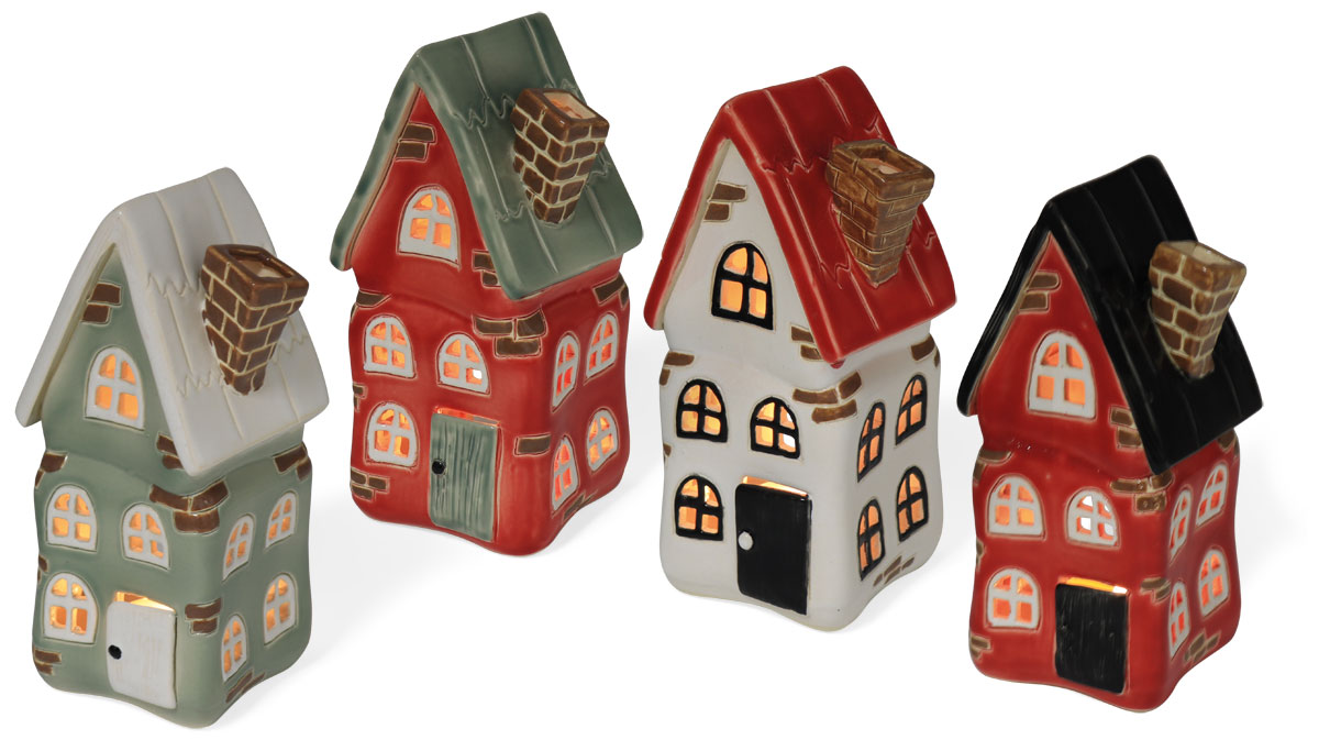 Lighthouse with wall, mix of 4