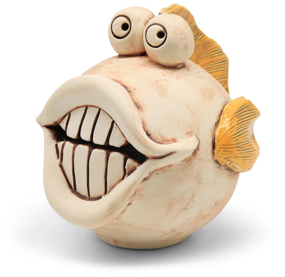 Coin bank fish Dori yellow