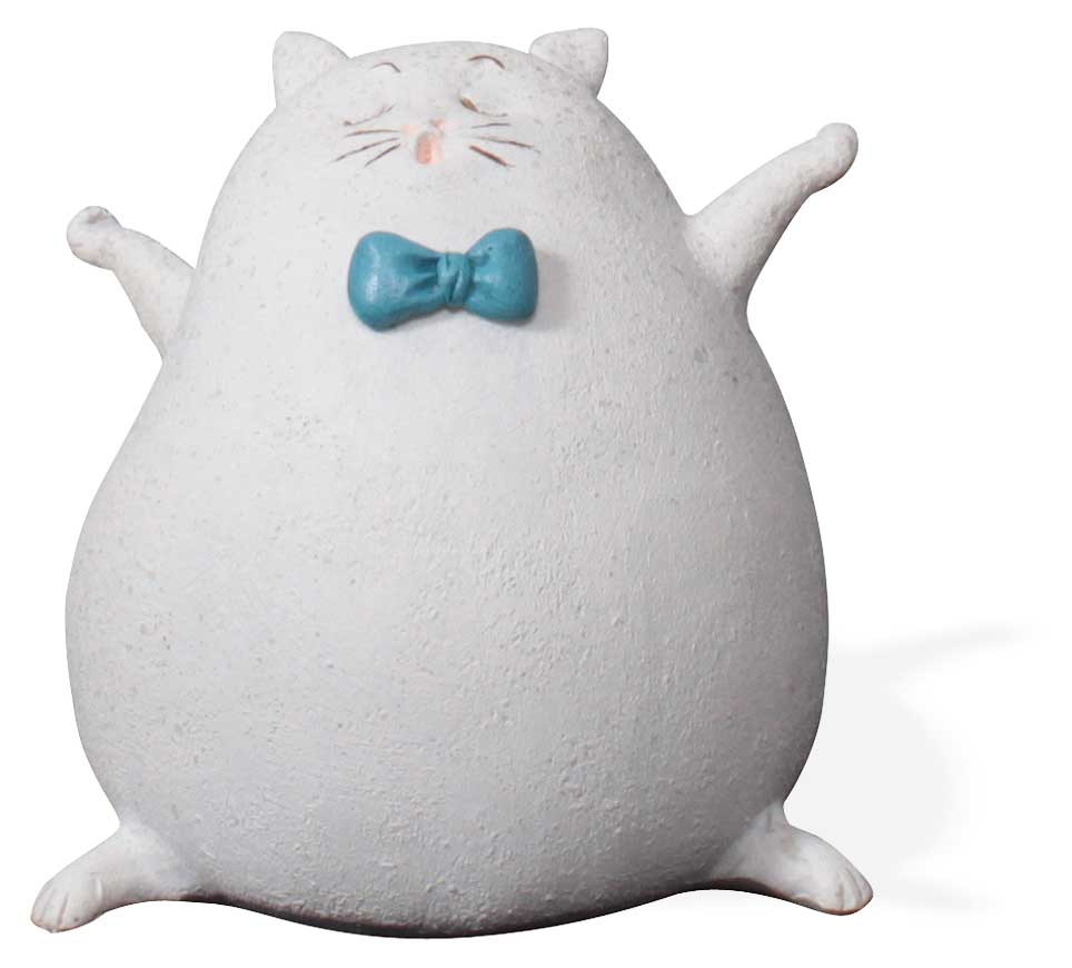 Cat Diego with tie