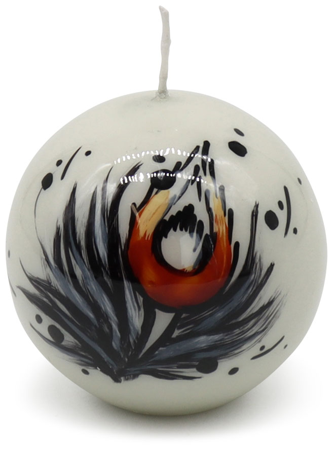Candle ball "Pfauenfeder" (peacock feather)