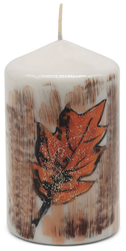 Candle cylinder "Blaetter" (leaves)