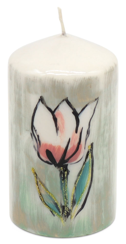 Candle cylinder "Tulpen" (tulips)