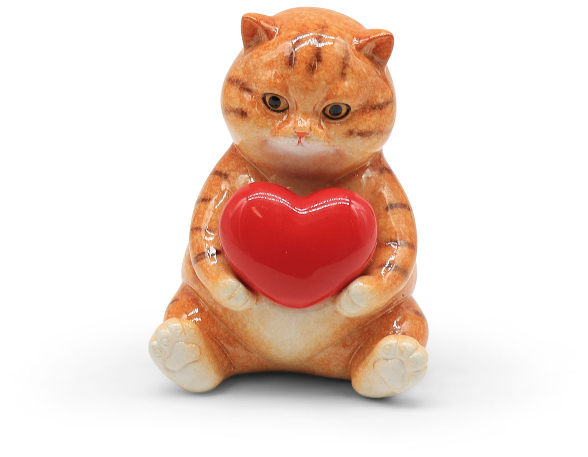 Mr. Felix with heart, polyresin