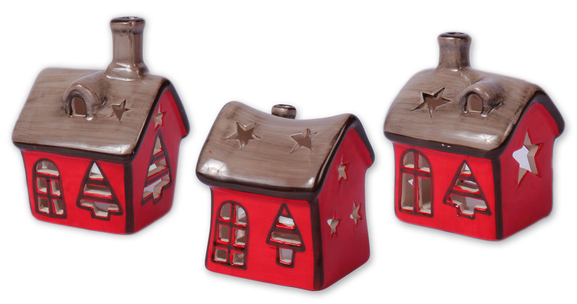 Lighthouses Erzgebirge small, mix of 3