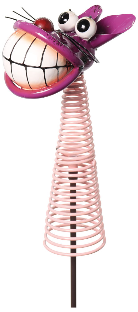 Garden stick cat Susi, metal