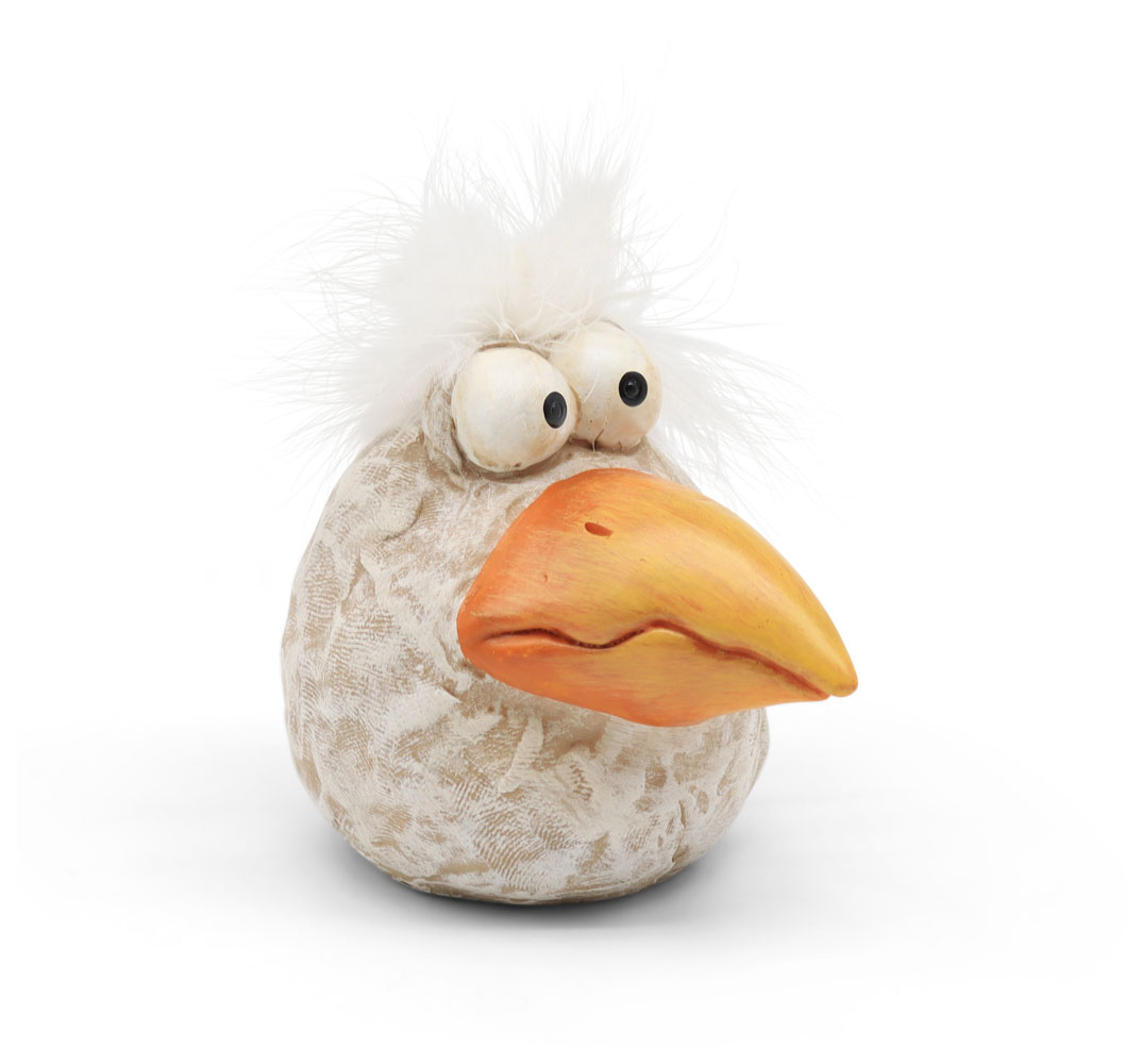 Bird Lucky, polyresin