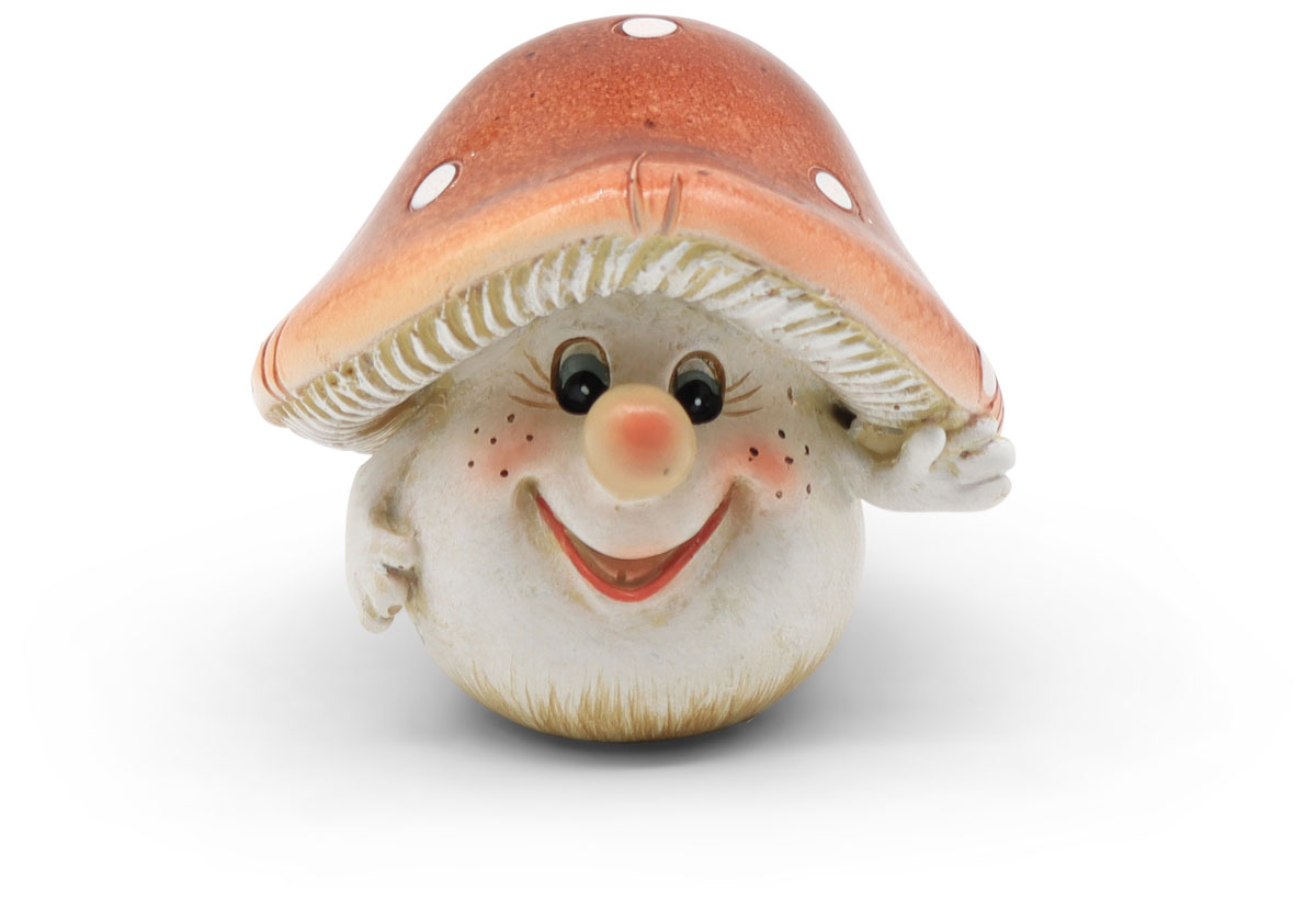 Funny mushroom Lilly, polyresin