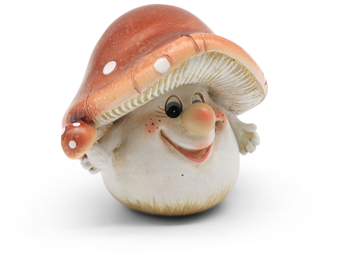 Funny mushroom Minnie, polyresin