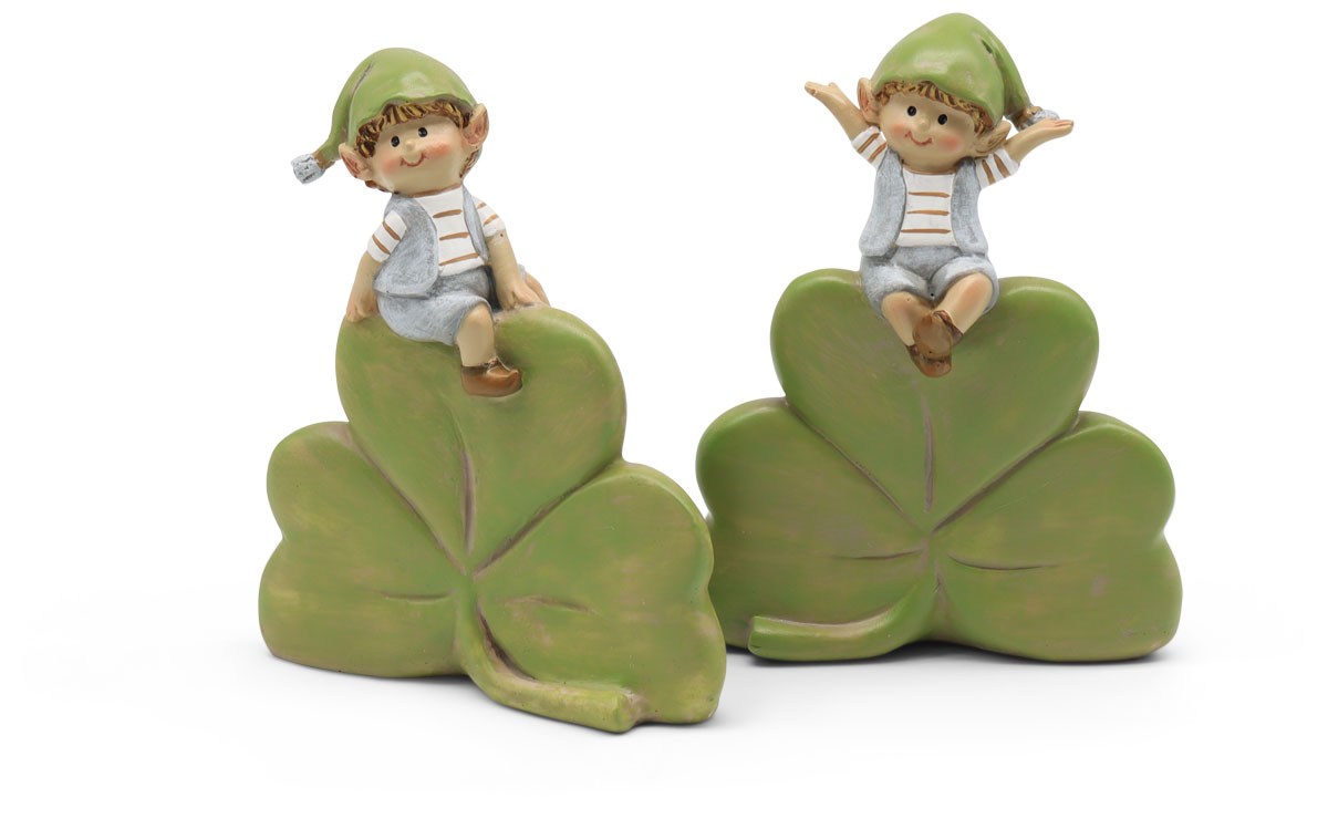 Lucky children Bell & Woody, polyresin