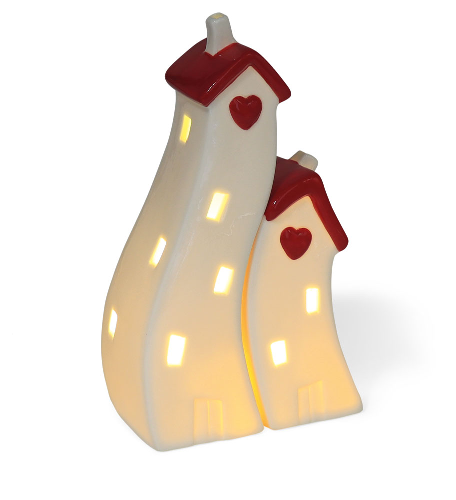 Duplex house EUDORA with LED, timer, ceramic