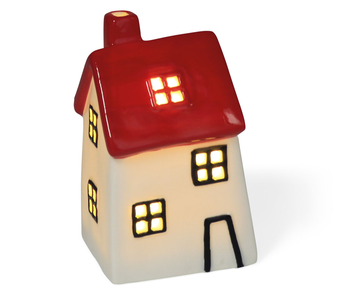 LED house GULGANI, with timer, ceramic