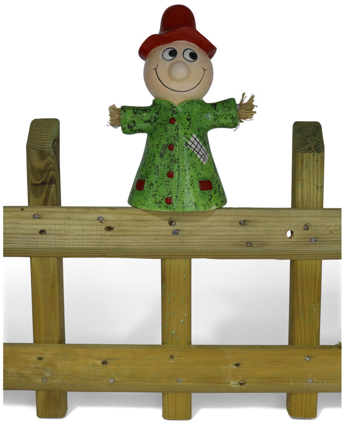 Fence figure "Erwin" green