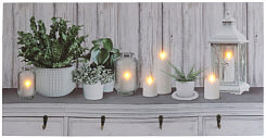 Wandbild mit LED "Laterne"