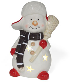 Tealight holder snowman Gerd