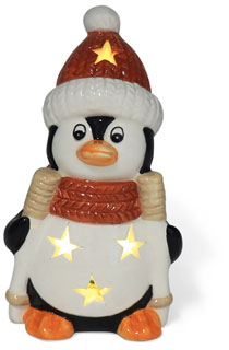 Tealight holder penguin Gwen