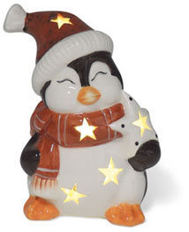 Penguin Cuddles with LED & timer