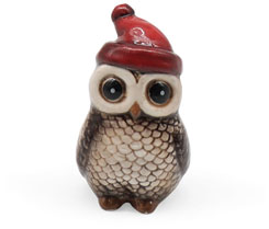 Decorative owl Gertrud