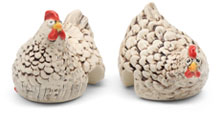 Decoration chickens creme