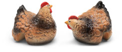 Decoration chickens brown