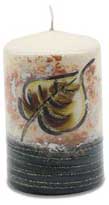 Candle cylinder "Blatt" (leaf)