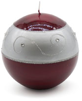 Candle ball Ornament 1 red