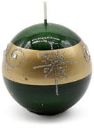 Candle ball Ornament 1 green