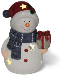 Tealight holder snowman Fabie