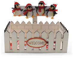 Display box penguins with magnet, 72 pcs.