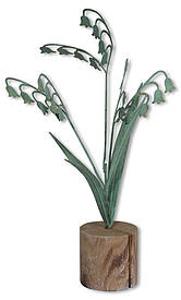 Metal lily of the valley