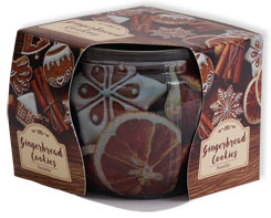 Aromatic candle in a glass Gingerbread Cookie
