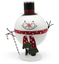 Metal snowman Egon