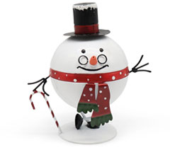 Metal snowman Egon