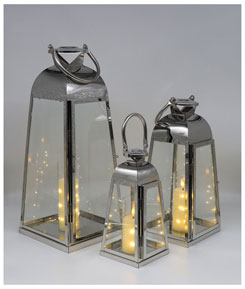 Conical lantern 3-piece set