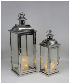 Straight lantern 2-piece set