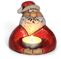 Tealight holder Santa Claus